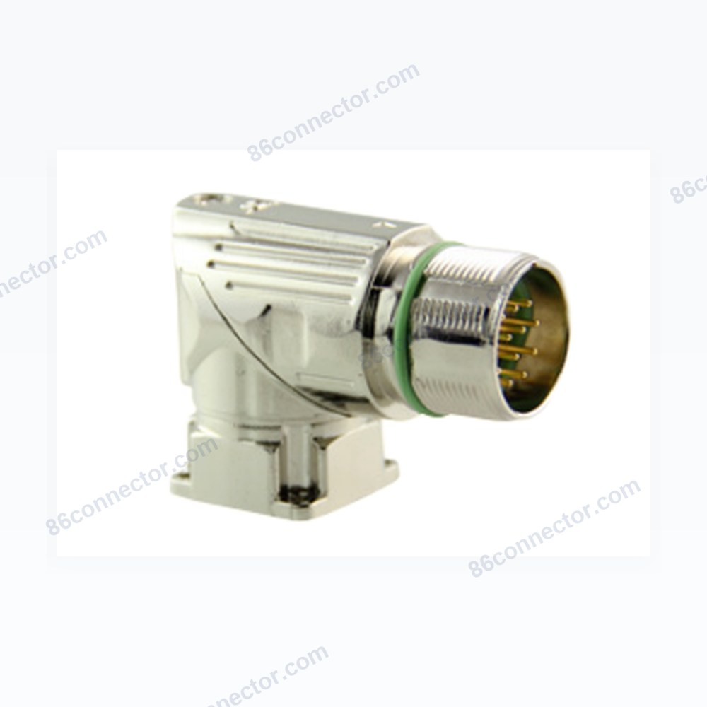 M623-D 90° angled signal male socket-6pin-7pin-9pin-12pin-17pin-19pin