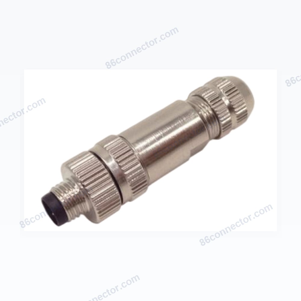 M8-11121 Straight Cable Connector Pin Shield Crimping -3 Core 4 Core 5 Core 6 Core 8 Core Aviation Plug Socket /IP67
