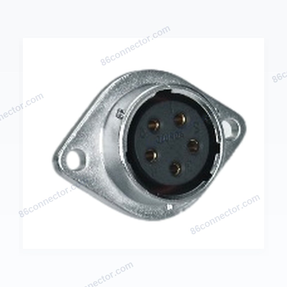 ATY oval bayonet quick connect receptacle
