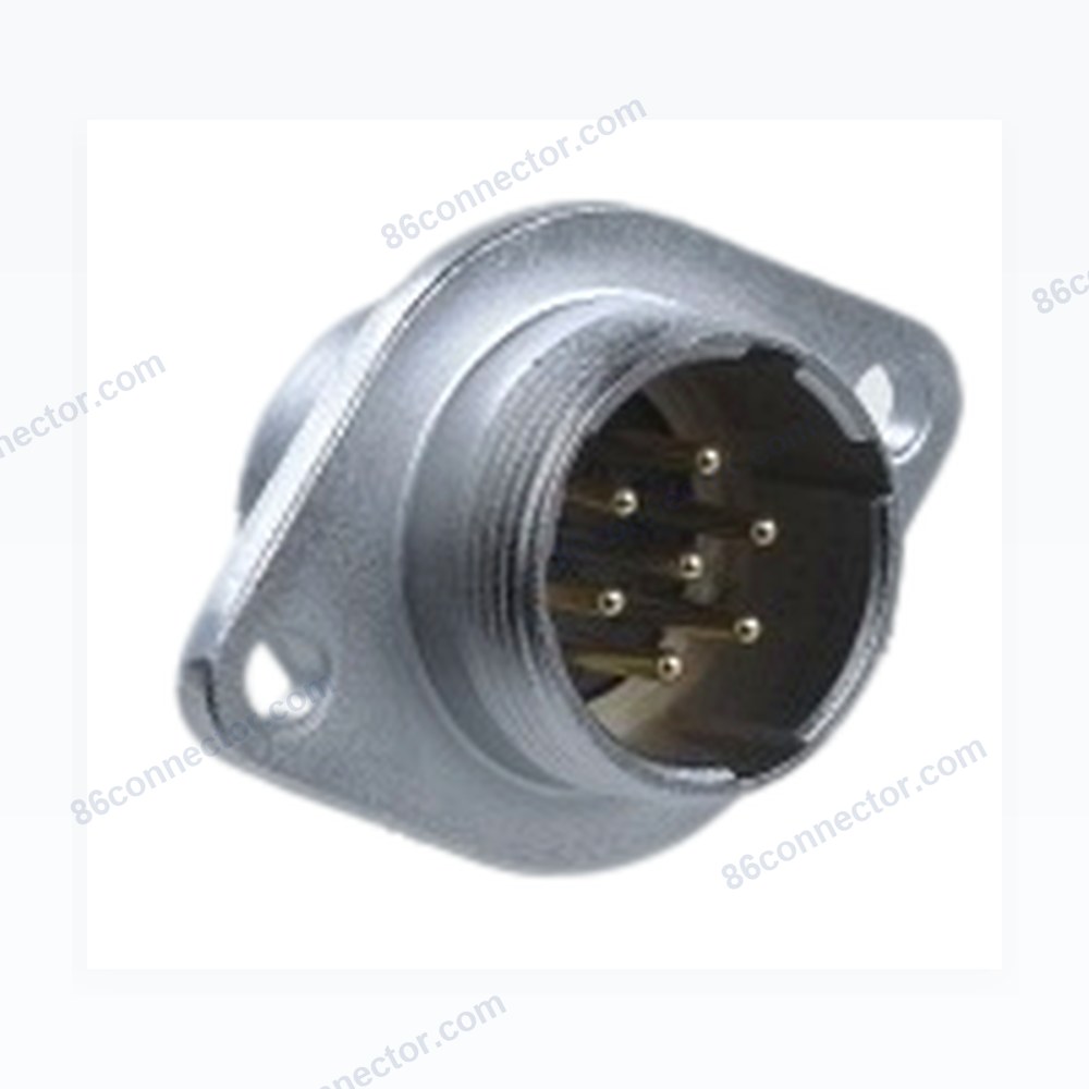 AT oval mounting receptacle