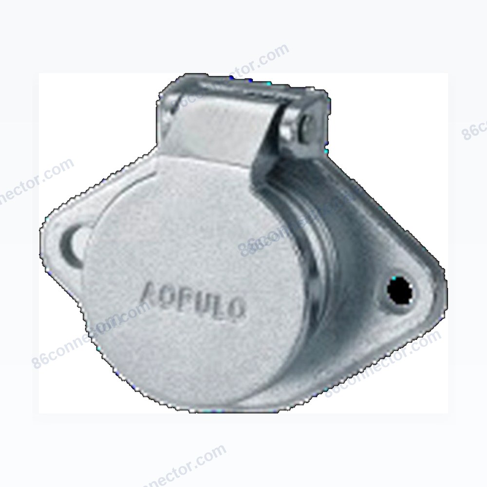 AP oval automatic cover plate receptacle