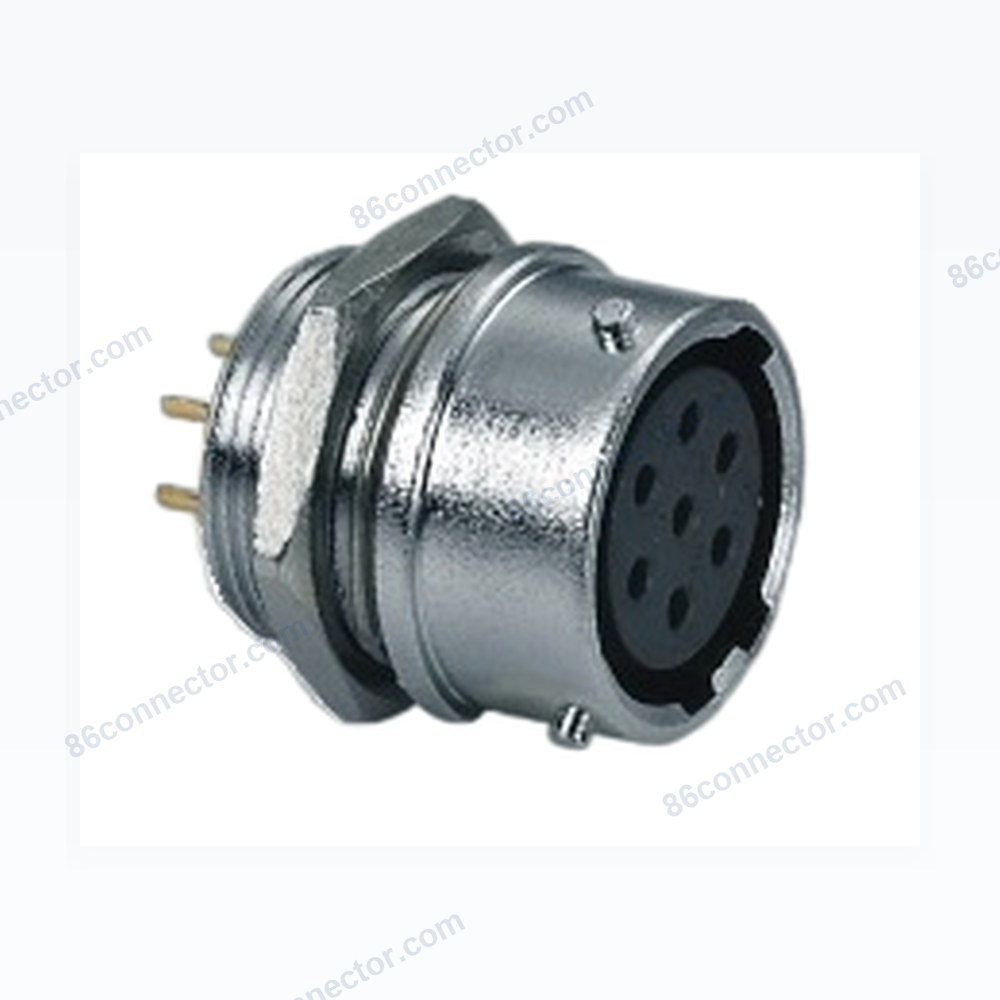 AQY rear nut mount bayonet quick connect receptacle