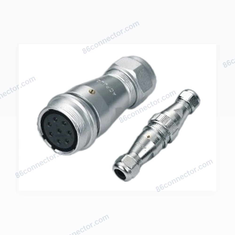 DG straight butt metal cord cap waterproof Receptacle /IP66 (threaded/bayonet)
