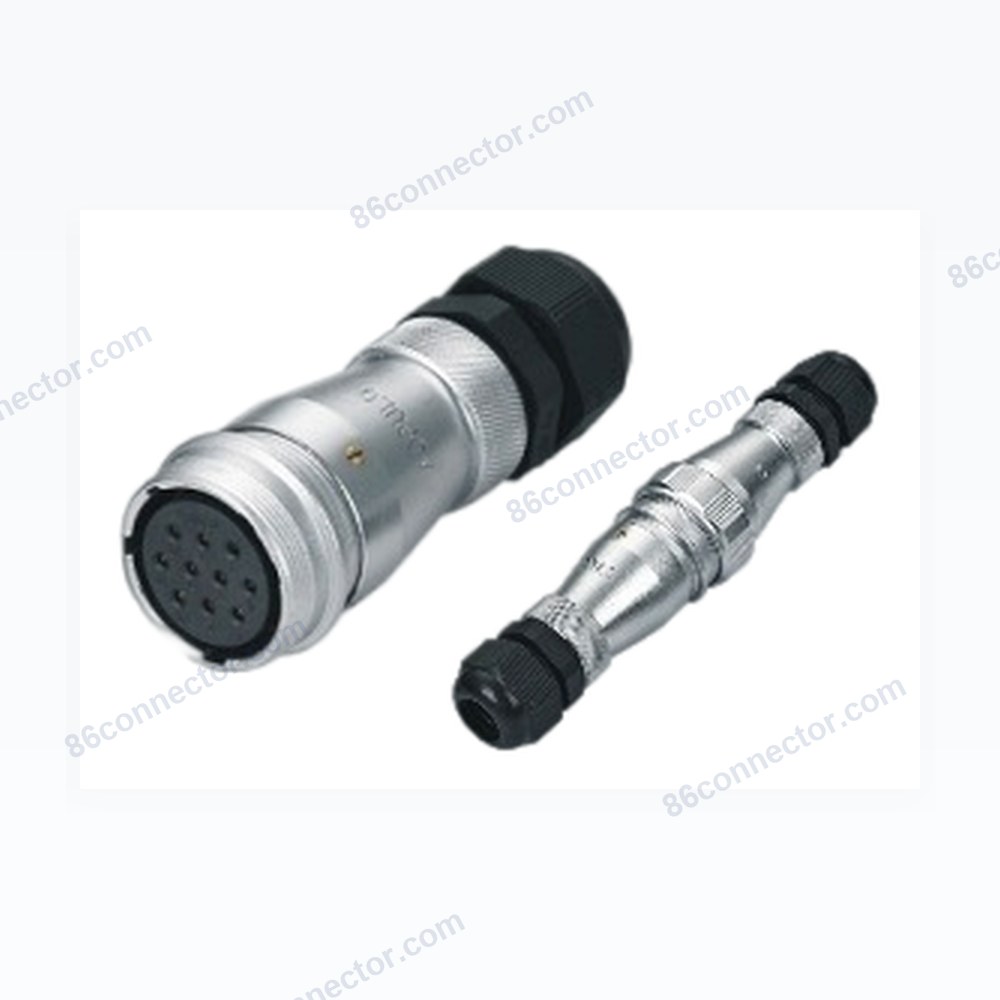 DF Straight Butt Nylon Cord Head Waterproof Receptacle /IP65 (Threaded/Bayonet)
