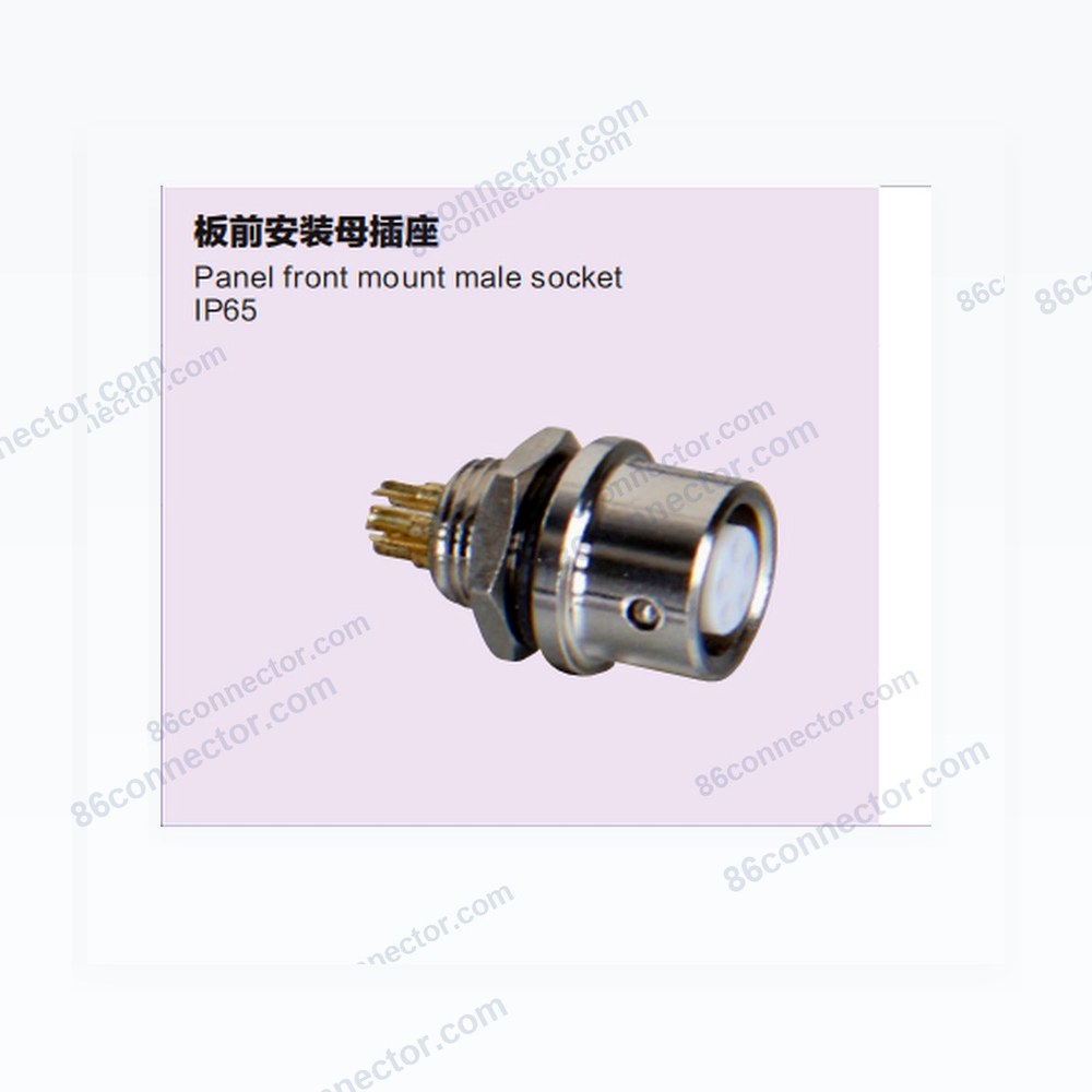 XS9F-B board front mount female socket/IP65-Push-in quick locking-2 3 4 5pins