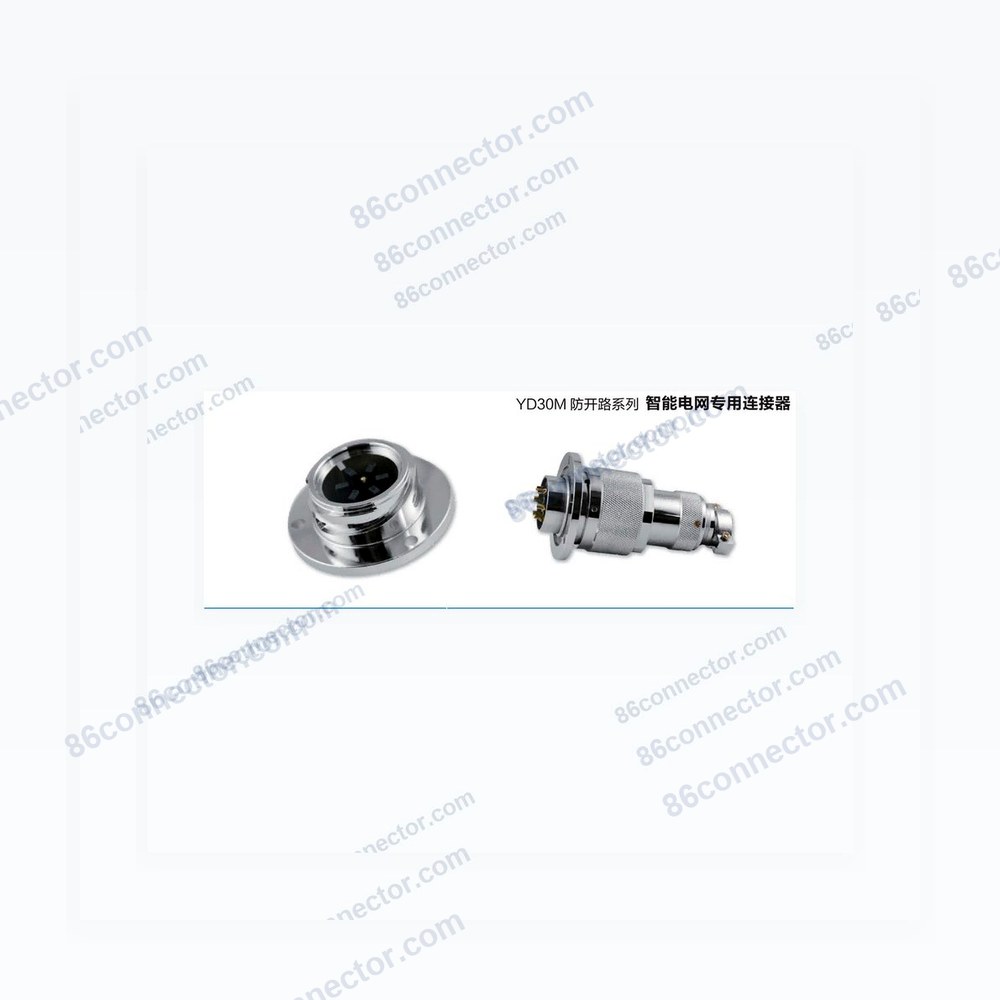 YD30M-6A Anti-break Straight plug, 6pin, 40A/500V, IP67