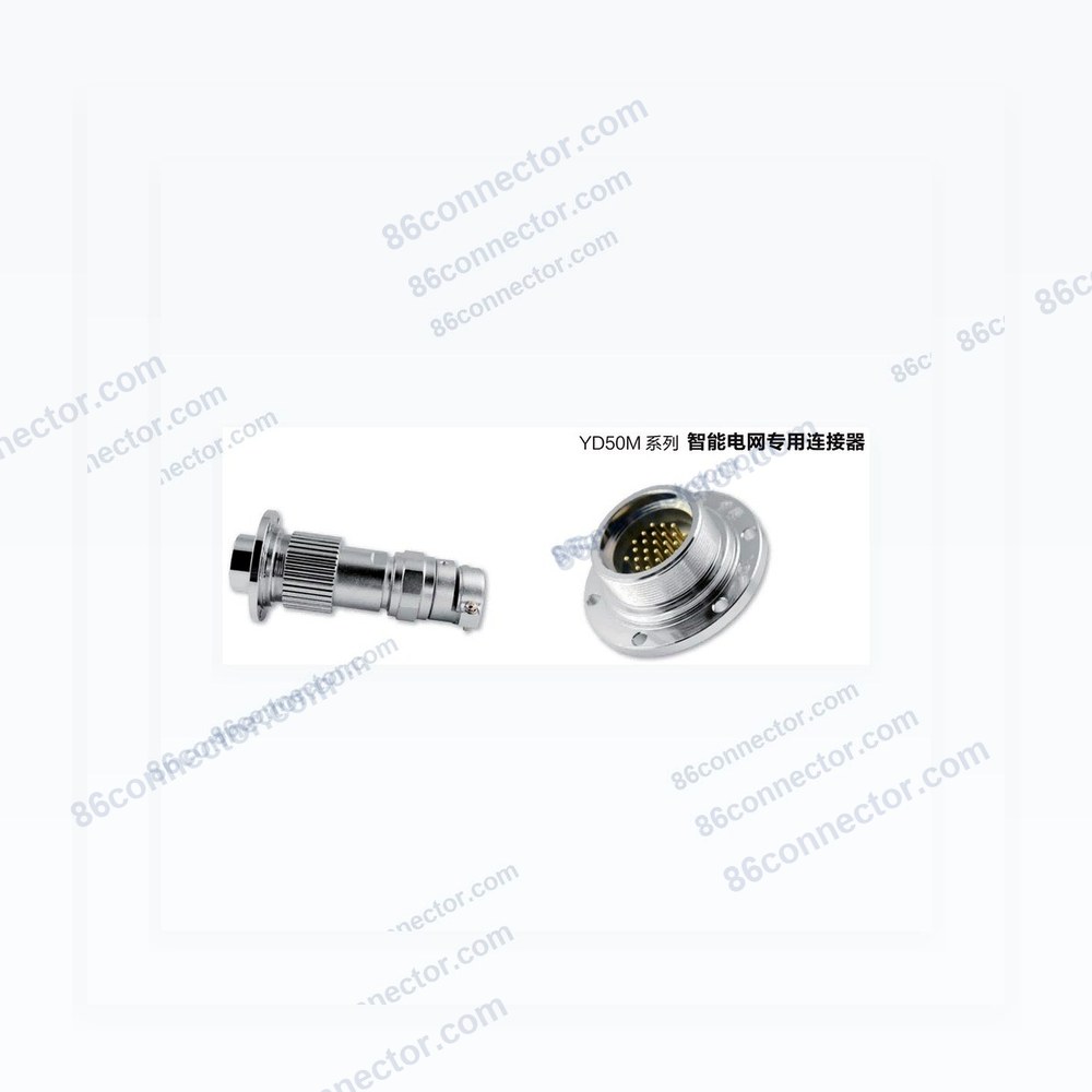 YD50M-A- Straight Plug, 26 Pos., 16A/220V, IP67