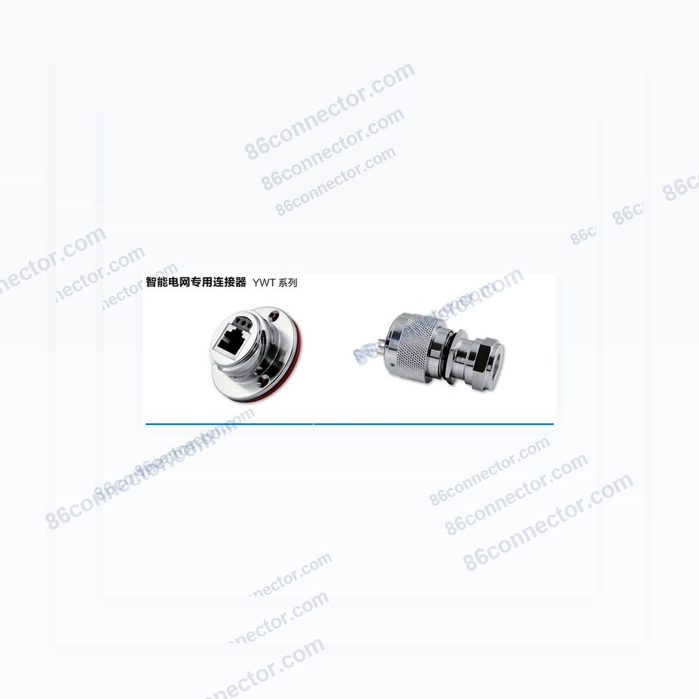 YWT25M-A Straight plug, built-in RJ45/RJ11:1.5A/150V, b
