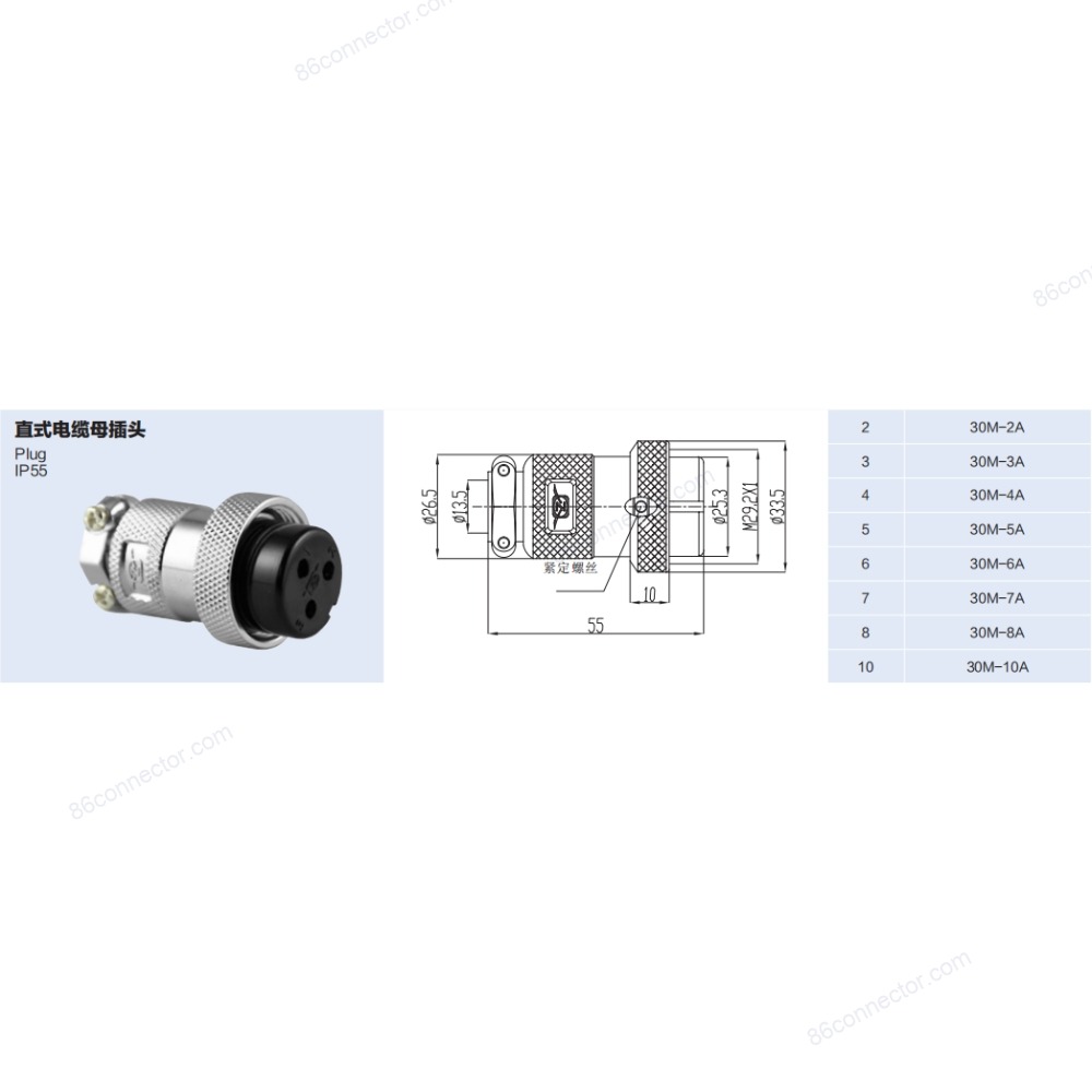 30M-A — Dimensions / specs